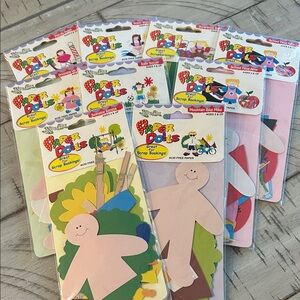 9 Sets Of Paper Dolls Great for Paper Crafters School Projects Cards Scrapbooks